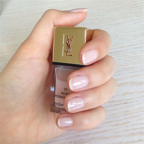 ysl 25 rose romantique|ysl la laque nail varnish.